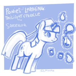 Size: 500x500 | Tagged: safe, artist:clorin spats, character:twilight sparkle, crossover, kingdom of loathing, sauceror