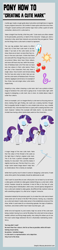 Size: 1000x4290 | Tagged: safe, artist:skeptic-mousey, character:applejack, character:octavia melody, character:princess celestia, character:rainbow dash, character:rarity, cutie mark, design, how to, tutorial, typography