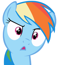 Size: 3314x3763 | Tagged: safe, artist:dentist73548, character:rainbow dash, :<, female, simple background, solo, transparent background, vector