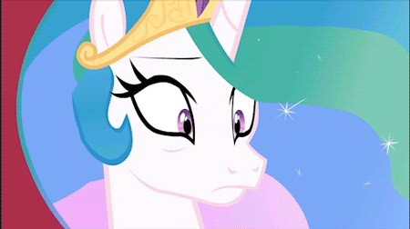 Size: 450x252 | Tagged: safe, artist:mysteryben, character:princess celestia, species:alicorn, species:pony, animated, epic rage time, female, frown, glare, gritted teeth, mare, mother of celestia, mother of god, mother of me, reaction image, solo, talking