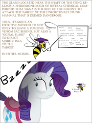 Size: 900x1200 | Tagged: safe, artist:bsting, character:rarity, bee, bee fetish