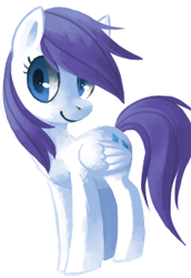 Size: 237x344 | Tagged: dead source, safe, artist:reuniclus, character:rainbow dash, character:rarity, species:pegasus, species:pony, female, mare, simple background, solo, white background