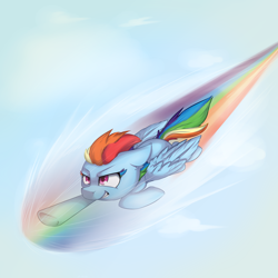 Size: 5000x5000 | Tagged: safe, artist:vicse, character:rainbow dash, absurd resolution, female, flying, solo, trail