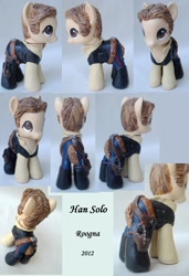 Size: 2050x3000 | Tagged: safe, artist:roogna, brushable, crossover, custom, han solo, ponified, star wars, toy