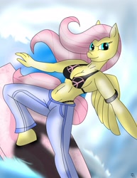 Size: 2438x3152 | Tagged: safe, artist:collinscorpio, character:fluttershy, species:anthro, high res