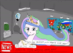 Size: 2338x1700 | Tagged: safe, artist:a2, character:princess celestia, china, female, map, nuclear war, russia, solo, united states