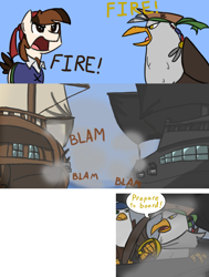 Size: 1500x1989 | Tagged: safe, artist:eliwood10, character:pipsqueak, species:griffon, ask, ask captain pipsqueak, tumblr