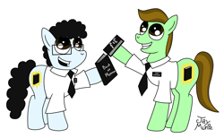 Size: 3029x1869 | Tagged: safe, artist:jay muniz, glasses, mormon, mormonism, mormons, musical, musicals, ponified, the book of mormon