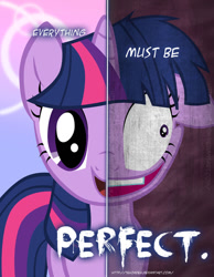 Size: 600x773 | Tagged: safe, artist:tehjadeh, character:twilight sparkle, poster, two sided posters