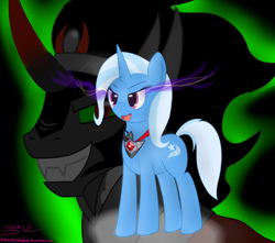 Size: 1700x1500 | Tagged: safe, artist:mikoruthehedgehog, character:king sombra, character:trixie, spoiler:s03