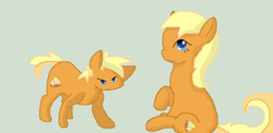 Size: 900x439 | Tagged: safe, artist:angelstar000, character:apple cobbler, apple family member, ponidox, rule 63, self ponidox, solo