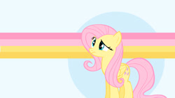 Size: 1920x1080 | Tagged: safe, artist:dnkovic, artist:shelmo69, character:fluttershy, o.o, vector, wallpaper