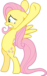 Size: 4000x6477 | Tagged: safe, artist:shelmo69, character:fluttershy, simple background, transparent background, vector