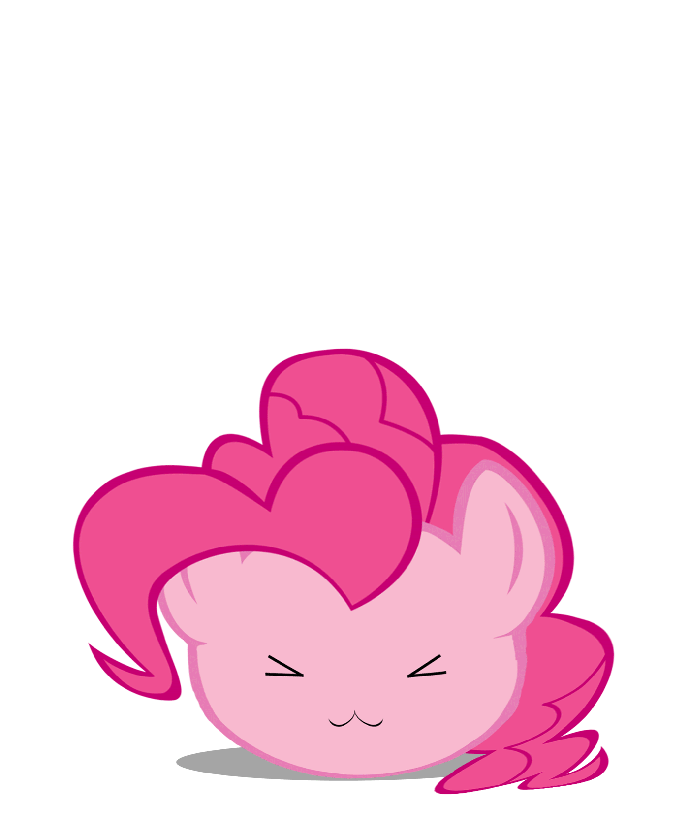 Size: 1400x1700 | Tagged: safe, artist:paragonaj, character:pinkie pie, animated, blob, bouncing, female, loop, simple background, solo