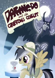 Size: 800x1144 | Tagged: safe, artist:tehjadeh, character:daring do, species:griffon