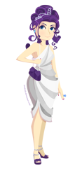 Size: 589x1260 | Tagged: safe, artist:tinrobo, character:rarity, clothing, dress, female, handbag, high heels, humanized, ring, simple background, solo, tiara, transparent background