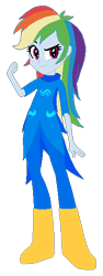 Size: 215x571 | Tagged: safe, artist:rexlupin, character:rainbow dash, my little pony:equestria girls, crossover, female, god tier, hero of breath, homestuck, mage of breath, solo