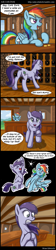 Size: 514x2282 | Tagged: safe, artist:choedan-kal, character:rainbow dash, oc, oc:cork dork, species:pegasus, species:pony, accident, alarm, alcohol, askcorkdork, bits, bottle, butt, canon x oc, cartoon violence, comic, counter, dutch angle, female, food, innuendo, knock out, mare, oops, ouch, plot, punch, review, shipping, shop, smack, this will end in tears, unexpected, wine, wingboner