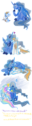 Size: 600x2300 | Tagged: safe, artist:draikinator, character:pipsqueak, character:princess celestia, character:princess luna, species:alicorn, species:earth pony, species:pony, ship:lunapip, aging, colt, comic, feels, female, grave, gravestone, immortality blues, implied death, male, mare, sad, shipping, stallion, straight
