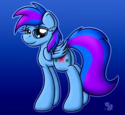 Size: 1560x1440 | Tagged: safe, artist:internetianer, oc, oc only, oc:lucky star, species:pony, female, looking back, mare, solo