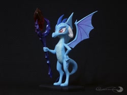 Size: 1200x900 | Tagged: safe, artist:groovebird, character:princess ember, species:dragon, bloodstone scepter, craft, dragon lord ember, irl, photo, sculpture, solo