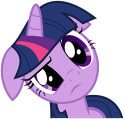 Size: 1147x1091 | Tagged: safe, artist:jp, derpibooru original, character:twilight sparkle, .svg available, female, floppy ears, looking at you, simple background, solo, svg, transparent background, vector