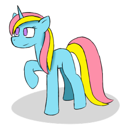 Size: 436x442 | Tagged: safe, artist:azure-quill, character:dewdrop dazzle, g4, solo