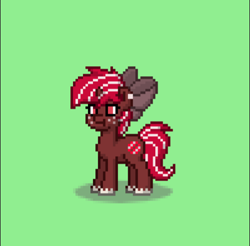Size: 401x394 | Tagged: safe, artist:lyraalluse, oc, oc only, oc:bacon bits, pony town, bacon pony, original character do not steal
