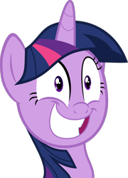 Size: 1280x1778 | Tagged: safe, artist:jp, derpibooru original, character:twilight sparkle, character:twilight sparkle (alicorn), species:alicorn, species:pony, episode:top bolt, g4, my little pony: friendship is magic, .svg available, faec, female, grin, mare, open mouth, simple background, smiling, solo, squee, svg, transparent background, twilight sparkle is best facemaker, vector