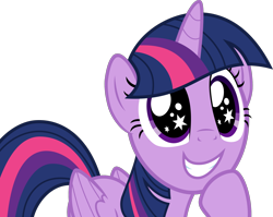 Size: 1728x1375 | Tagged: safe, artist:jp, derpibooru original, character:twilight sparkle, character:twilight sparkle (alicorn), species:alicorn, species:pony, episode:top bolt, g4, my little pony: friendship is magic, .svg available, adorkable, cute, dork, female, folded wings, mare, simple background, solo, starry eyes, svg, transparent background, twiabetes, vector, wingding eyes