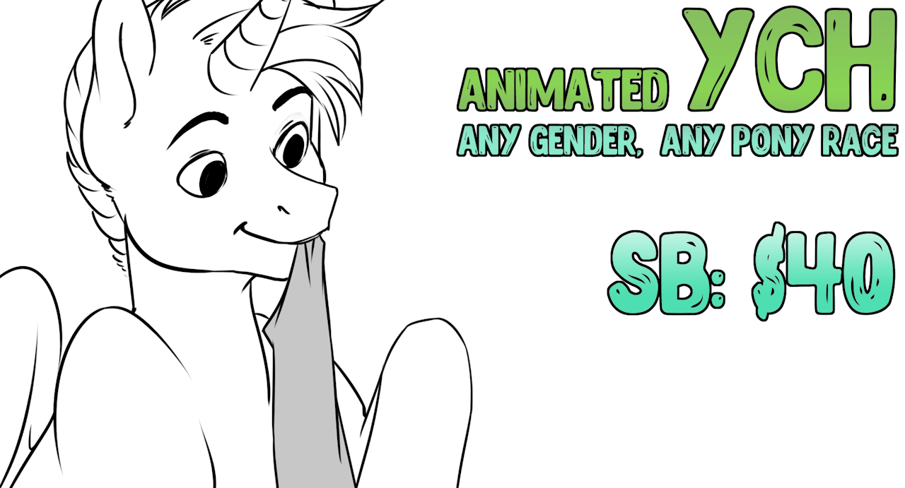 Size: 1280x691 | Tagged: safe, artist:somepony-ul, animated, clothing, commission, cute, digital art, gif, gift art, smiling, socks, solo, your character here