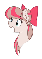 Size: 1050x1450 | Tagged: safe, artist:alexi148, character:angel wings, species:pegasus, species:pony, episode:top bolt, g4, my little pony: friendship is magic, bow, bust, chest fluff, ear fluff, female, hair bow, mare, open mouth, portrait, simple background, solo, transparent background