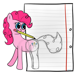 Size: 2123x2048 | Tagged: safe, artist:chibi95, character:pinkie pie, species:earth pony, species:pony, female, solo