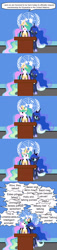 Size: 800x3512 | Tagged: safe, artist:sersys, character:princess celestia, character:princess luna, 4chan, brony, comic, drawthread, funny, funny as hell, german, hungarian, microphone, podium, portuguese, russian, this will end in tears, united nations, vulgar
