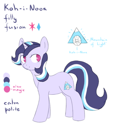 Size: 816x885 | Tagged: safe, artist:koteikow, character:rarity, character:twilight sparkle, oc, color palette, cutie mark, fusion