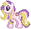 Size: 46x43 | Tagged: safe, artist:katcombs, base used, character:fluttershy (g3), g3, female, fluttershy (g3), g3 to g4, generation leap, pixel art, simple background, solo, transparent background