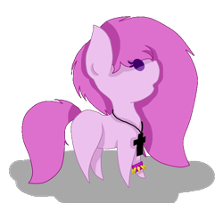 Size: 600x548 | Tagged: safe, artist:kawurin, oc, oc only, oc:rose lotus, species:earth pony, species:pony, chibi, female, mare, simple background, solo, transparent background