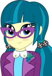 Size: 3500x5145 | Tagged: safe, artist:crimsumic, character:juniper montage, equestria girls:movie magic, g4, my little pony: equestria girls, my little pony:equestria girls, spoiler:eqg specials, absurd resolution, blushing, clothing, cute, female, glasses, junibetes, looking at you, simple background, solo, transparent background, vector