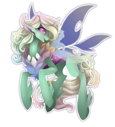 Size: 2368x2621 | Tagged: safe, artist:taiga-blackfield, oc, oc only, species:changeling, species:reformed changeling, changedling oc, changeling oc, simple background, solo, transparent background