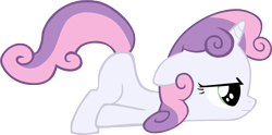 Size: 5366x2666 | Tagged: safe, artist:unfiltered-n, character:sweetie belle, species:pony, absurd resolution, female, high res, scootie belle, simple background, solo, transparent background, vector
