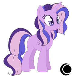 Size: 408x428 | Tagged: safe, artist:eclispeluna, oc, oc only, parent:starlight glimmer, parent:twilight sparkle, parents:twistarlight, species:pony, species:unicorn, female, magical lesbian spawn, mare, offspring, simple background, solo, transparent background