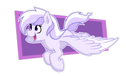 Size: 1900x1150 | Tagged: safe, artist:alexi148, oc, oc only, oc:starstorm slumber, species:pegasus, species:pony, female, flying, mare, open mouth, simple background, smiling, solo, spread wings, transparent background, unshorn fetlocks, wings