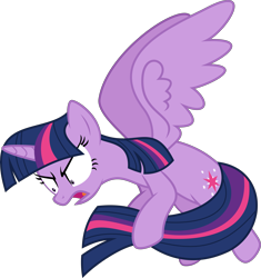 Size: 6000x6389 | Tagged: safe, artist:yetioner, character:twilight sparkle, character:twilight sparkle (alicorn), species:alicorn, species:pony, episode:once upon a zeppelin, g4, my little pony: friendship is magic, .svg available, absurd resolution, angry, female, flying, furious, hug, mare, simple background, solo, tail hug, transparent background, vector, yelling