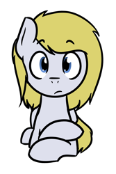 Size: 800x1200 | Tagged: safe, artist:alexi148, oc, oc only, oc:appleseed, species:pony, crossed hooves, frown, lying down, male, simple background, stallion, transparent background