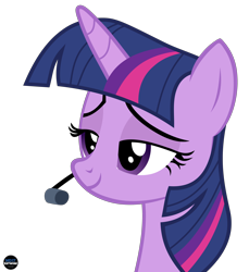 Size: 3452x3776 | Tagged: safe, artist:mandash1996, character:twilight sparkle, character:twilight sparkle (alicorn), species:alicorn, species:pony, episode:once upon a zeppelin, g4, my little pony: friendship is magic, earpiece, female, mare, microphone, simple background, solo, transparent background, vector