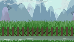 Size: 2000x1125 | Tagged: safe, artist:darksoma, background, cloud, fence, field, grass, hill, mountain, no pony, outdoors, path, tall grass, trail