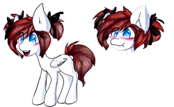Size: 3278x2020 | Tagged: safe, artist:mscolorsplash, oc, oc only, oc:color splash, species:pegasus, species:pony, blushing, female, filly, scrunchy face, smiling, solo, younger