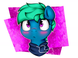 Size: 1600x1200 | Tagged: safe, artist:supermoix, oc, oc only, oc:moxie, adorable face, blushing, cute, solo