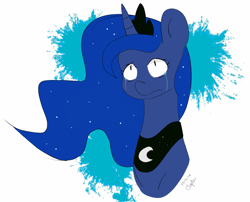 Size: 1985x1600 | Tagged: safe, artist:c0pter, character:princess luna, species:alicorn, species:pony, crying