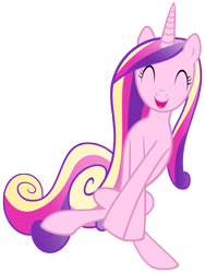 Size: 9253x12280 | Tagged: safe, artist:dentist73548, edit, editor:slayerbvc, character:princess cadance, species:alicorn, species:pony, episode:a canterlot wedding, g4, my little pony: friendship is magic, absurd resolution, accessory-less edit, barehoof, bipedal, cute, cutedance, dancing, female, mare, missing accessory, simple background, solo, transparent background, vector, vector edit